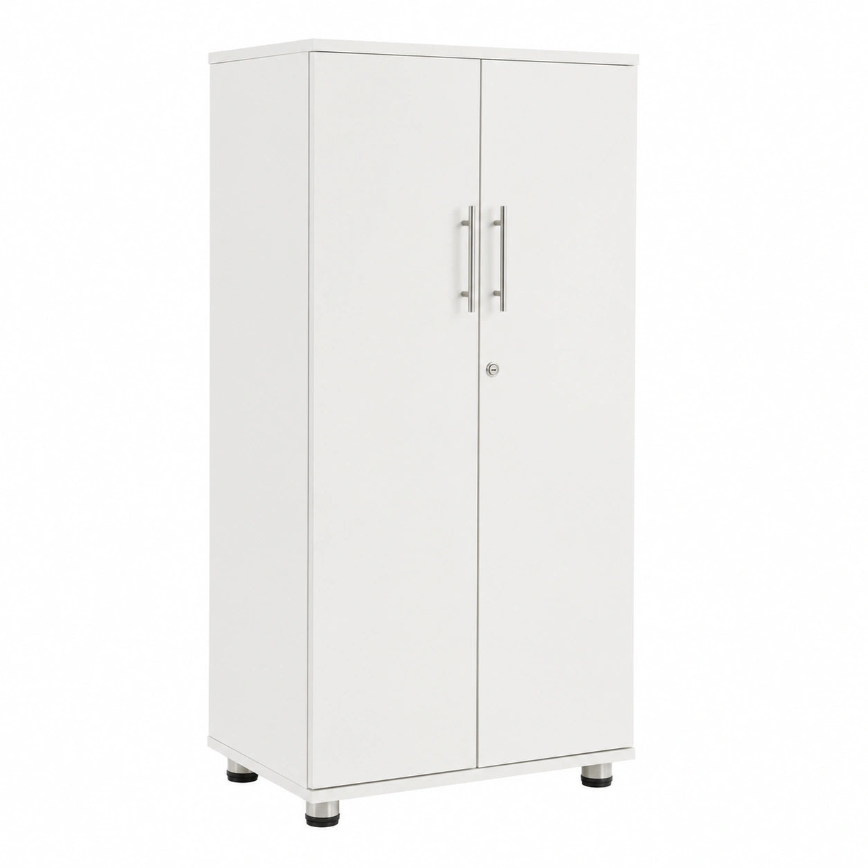 Meuble polyvalent, avec rangement, coloris blanc, 55 x 35 x 125 cm, pour les espaces de vie