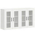Armoire, 2 pièces, avec rangement, coloris blanc, pour la chambre