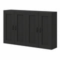 Armoire, 2 pièces, avec rangement, coloris noir, pour la chambre