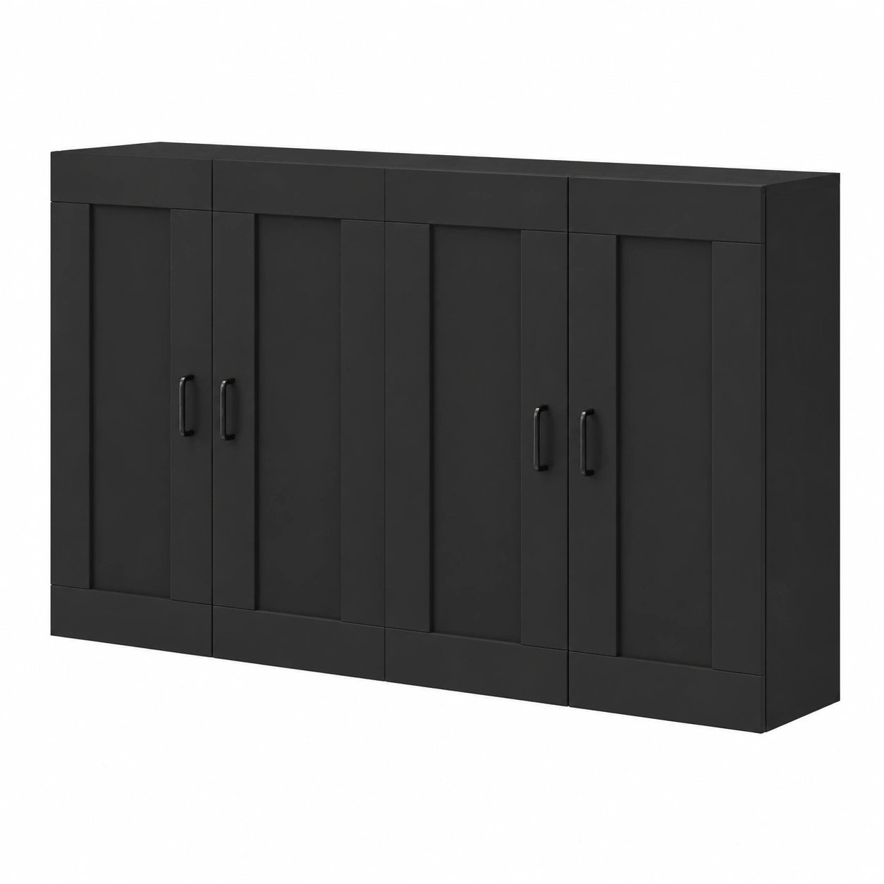 Armoire, 2 pièces, avec rangement, coloris noir, pour la chambre