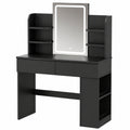 Armoire, modulable, réglable, avec rangement, coloris noir, pour la chambre