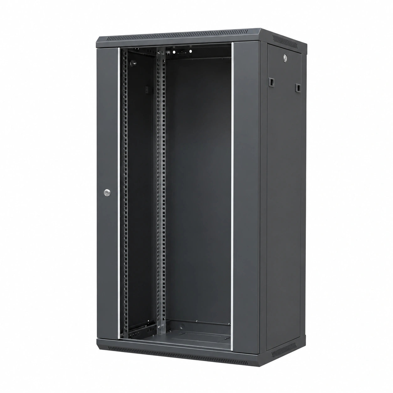 Armoire, avec portes, coloris noir, pour la chambre