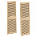 Armoire, avec rangement, avec portes, 2 pièces, coloris naturel, pour la chambre