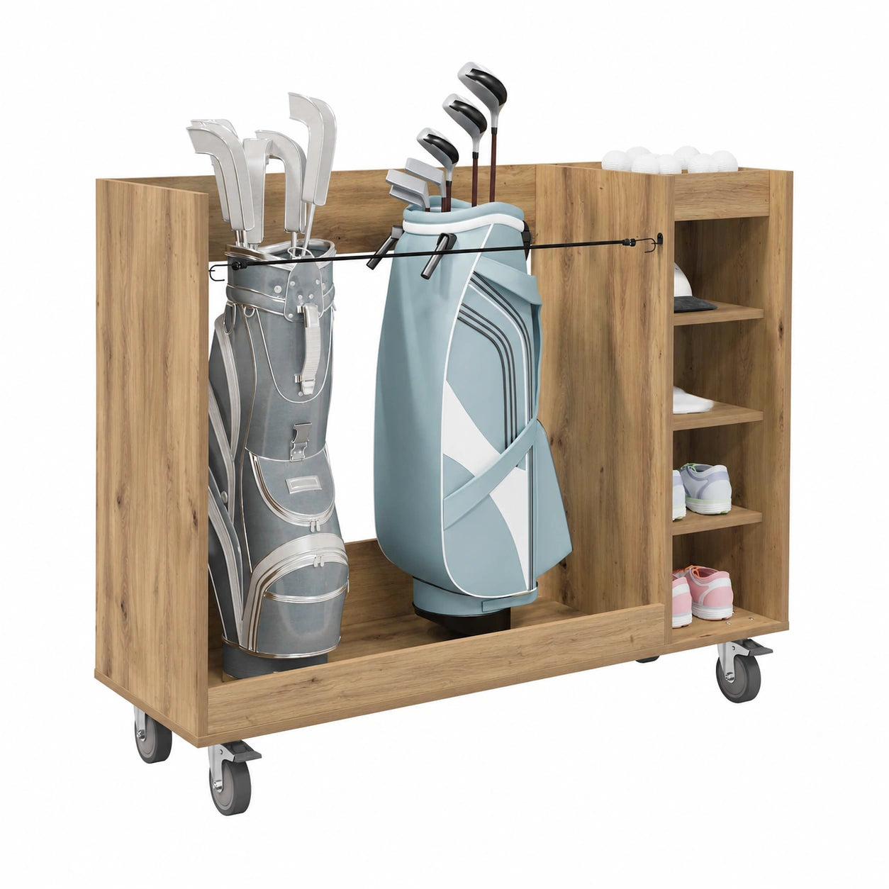 Armoire, en chêne, avec rangement, 120 x 45 x 98 cm, pour la chambre